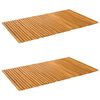 vidaXL Mata do kąpieli 2 szt. naturalny 100 x 60 cm Lite Drewno Akacji
