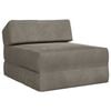 vidaXL Składana Sofa Ł&oacute;żko jasnoszary 60 x 70 x 41 cm tkanina