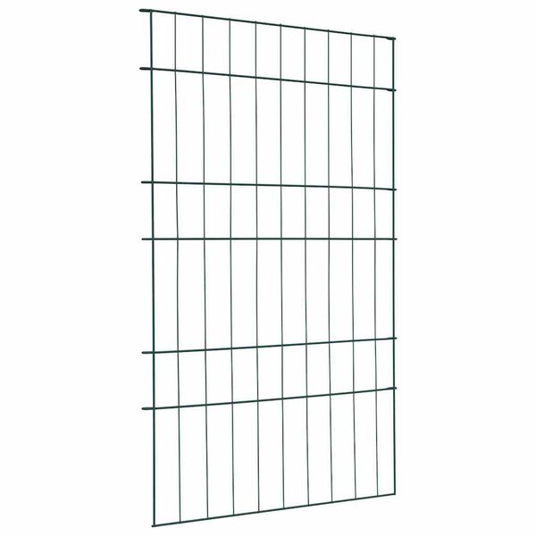 vidaXL Zestaw Ogrodzenia Stawu 8 pcs Zielony 50 x 80 cm Stal