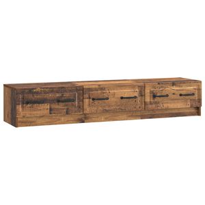 vidaXL Szafka pod telewizor 147 x 34,5 x 27 cm Stare drewno