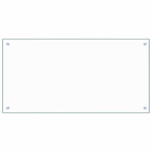 vidaXL Panel ochronny do kuchni, przezroczysty, 100x50 cm, szkło