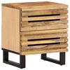 vidaXL Szafka nocna, 40x34x46 cm, lite surowe drewno mango