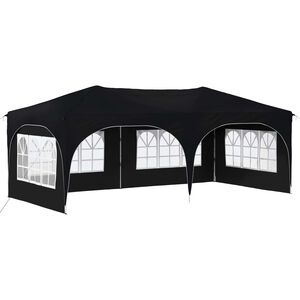 vidaXL Namiot imprezowy rozkładany 575 x 288 x 245 cm antracytowy