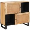 vidaXL Bufet Brązowy 80 x 33 x 75 cm Drewno z mango