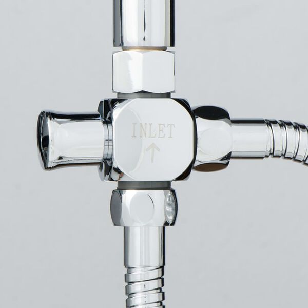 SCH&Uuml;TTE Zestaw prysznicowy GALAXIS z deszczownicą i światłem LED