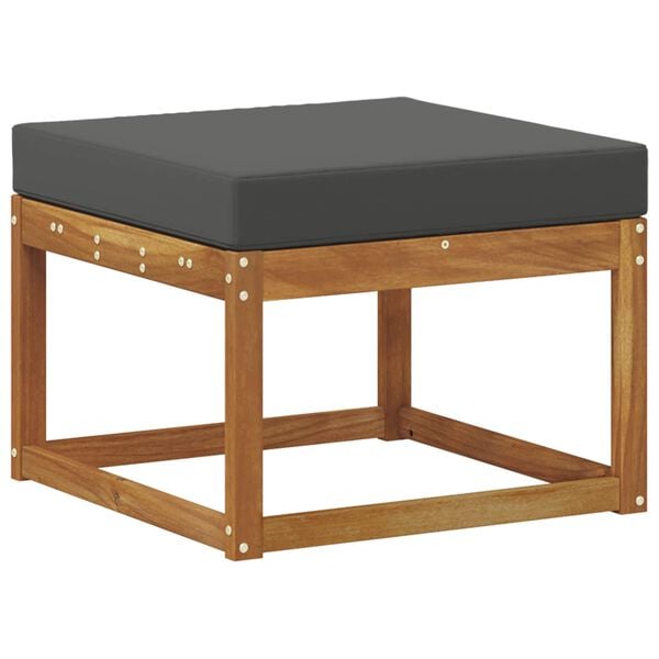 vidaXL Zestaw sof na zewnątrz z poduszką 9 pcs Naturalny i Antracytowy