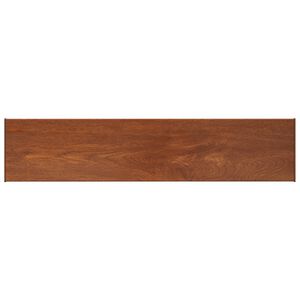 vidaXL Parapet okienny Brązowe drewno 160 x 35 x 4,5 cm PVC