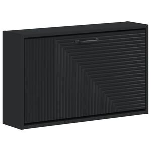 vidaXL Wisząca szafka na buty HAARLEM 71 x 17 x 43 cm Czarny