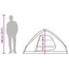 vidaXL Namiot turystyczny, 2-os., moro, wodoszczelny