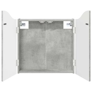 vidaXL Szafka na tarczę do rzutk&oacute;w Betonowy szary 56 x 12 x 63 cm