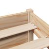 vidaXL Ł&oacute;żko z regałem, bez materaca, 90x190 cm, drewno sosnowe