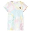 vidaXL T-shirt dziecięcy, wielokolorowy, 116