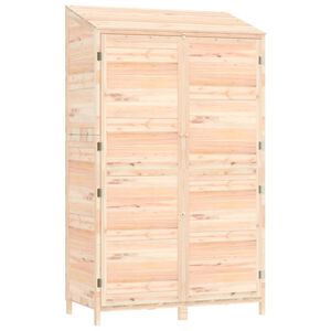 vidaXL Szopa ogrodowa, 102x52x174,5 cm, lite drewno jodłowe