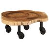 vidaXL Stolik kawowy z litego drewna akacjowego, 60x55x25 cm