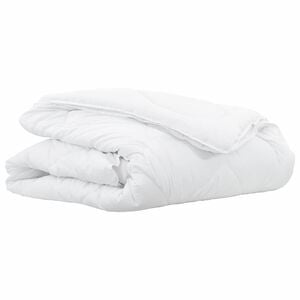vidaXL Kołdra 2-w-1 135 x 200 cm Zima Poliester Biały Oddychające