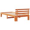 vidaXL Ramka ł&oacute;żka Woskowy Brąz 80 x 200 cm Lite drewno sosnowe