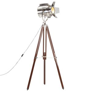 vidaXL Lampa podłogowa na tr&oacute;jnogu, lite drewno mango, 180 cm