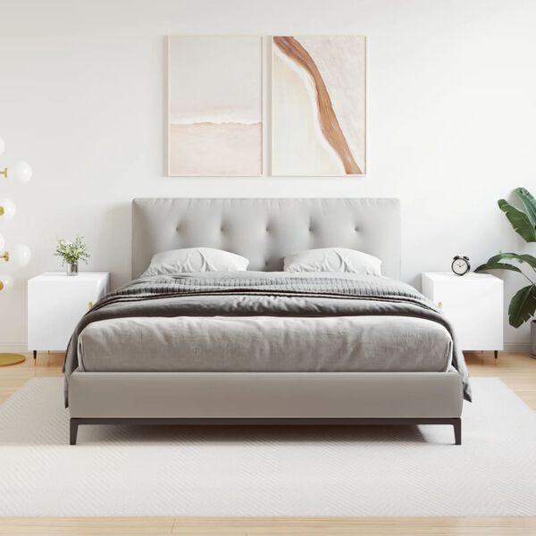 vidaXL Szafki nocne, 2 szt., białe, 40x40x50 cm