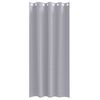 vidaXL Firany blackout z k&oacute;łkami 2 pcs Metaliczny Szary 245 x 140 cm