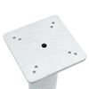 vidaXL Podstawa pod parasol, in-ground, srebrna, 16x16x39,5 cm, stal