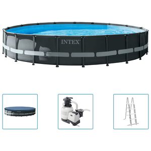 Intex Okrągły basen stelażowy z akcesoriami Ultra XTR, 610x122 cm