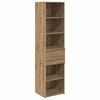 vidaXL Highboard Dąb rzemieślniczy 45 x 42,5 x 185 cm