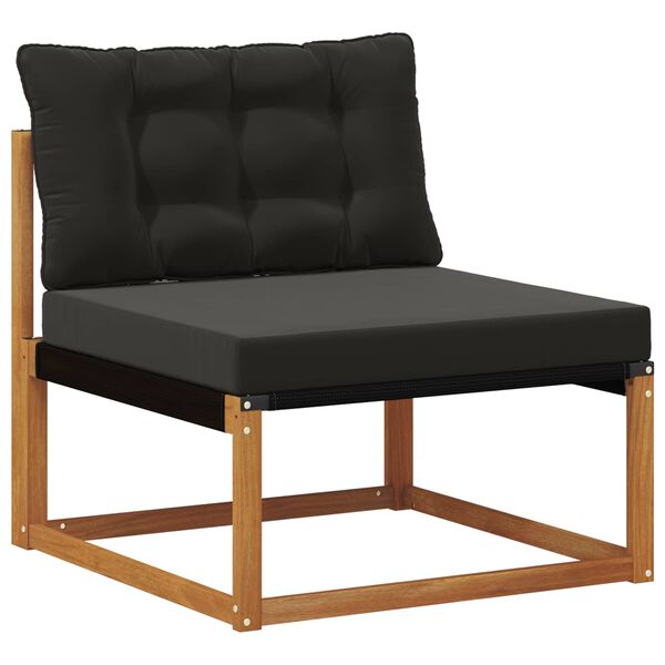 vidaXL Środkowa sofa ogrodowa Lite Drewno Akacji Naturalny