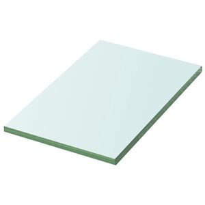 vidaXL P&oacute;łka szklana, bezbarwny panel, 20x12 cm