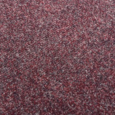 vidaXL Podłogowe płytki dywanowe, 20 szt., 5 m², ciemnoczerwone
