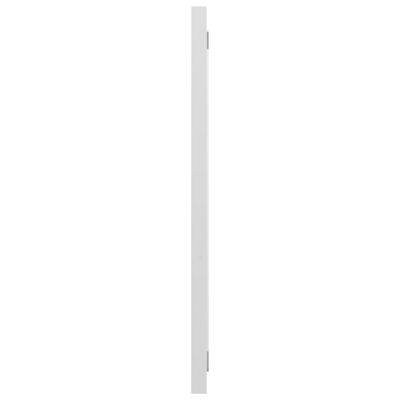 vidaXL Lustro łazienkowe, wysoki połysk, białe, 90x1,5x37 cm, płyta