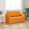 vidaXL Sofa Bed 110cm Ciemny Ż&oacute;łty tkanina