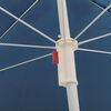 vidaXL Parasol ogrodowy na stalowym słupku, niebieski, 180 cm