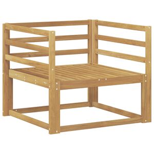 vidaXL Środkowa sofa ogrodowa Lite Drewno Akacji Biały