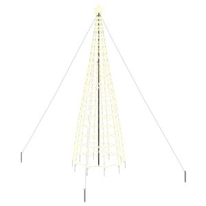 vidaXL Choinka świąteczna LED EKENAS 400 cm 800 LED Ciepła biel Stal