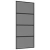 vidaXL Drzwi przesuwne 90 x 205 cm Szkło Hartowane i Aluminium