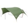 vidaXL Wodoodporny tarp do campingu zielony 690 x 580 x 255 cm