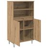vidaXL Highboard Brązowy 60 x 36 x 110 cm Materiał drewnopochodny