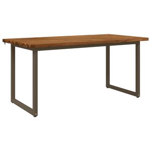 vidaXL Kwadratowy st&oacute;ł do jedzenia 160 x 70 x 75 cm Lite Drewno Akacji