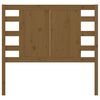 vidaXL Wezgłowie łóżka, miodowy brąz, 81x4x100 cm, lite drewno sosnowe