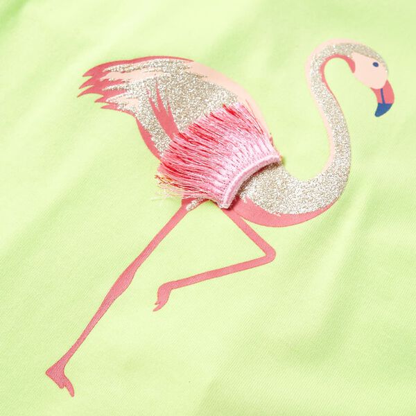 Dziecięca koszulka na ramiączkach, neonowy ż&oacute;łty, 104