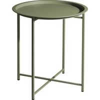 ProGarden Okrągły stolik, 46,2 x 52,5 cm, matowy jasnozielony