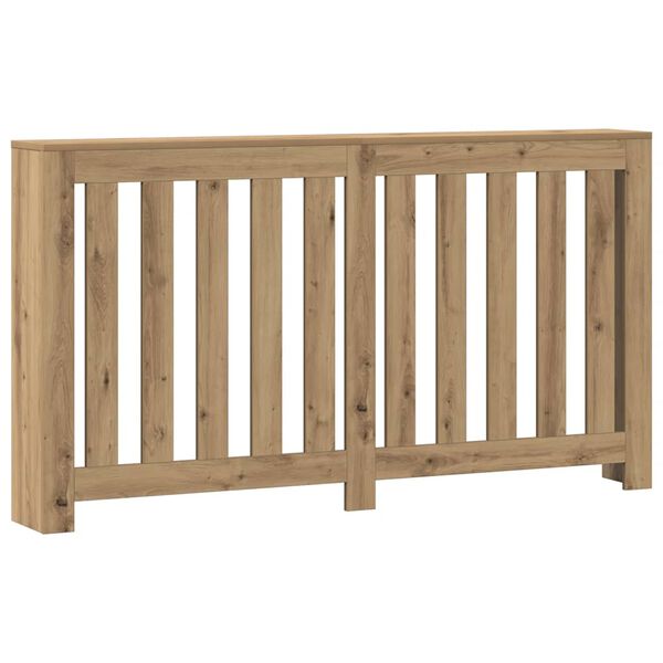 vidaXL Osłona na grzejnik, dąb artisan, 149x20x82 cm