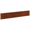 vidaXL Krawężnik do trawnika 30 pcs 100 x 18 cm Stal Rdzawy