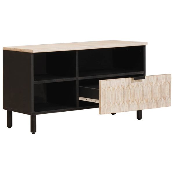 vidaXL Szafka pod telewizor Wykończenie w kolorze białego prania