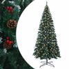 vidaXL Sztuczna choinka z zawiasami 400 cm 600 LED Ciepła biel