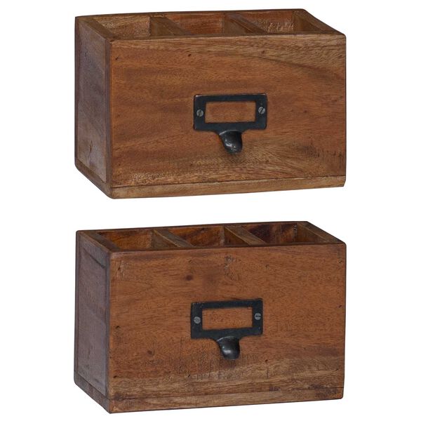 vidaXL Etui na oł&oacute;wki Wielokolorowe 18 x 10 x 12 cm