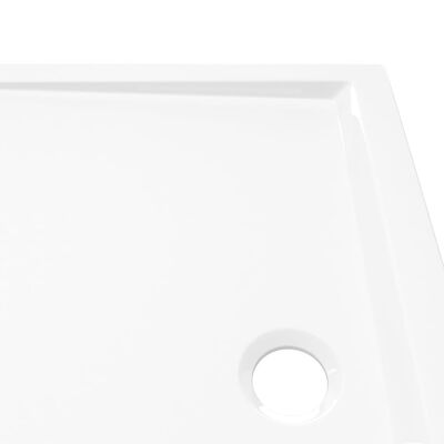 vidaXL Brodzik prysznicowy, prostokątny, ABS, 80x100 cm