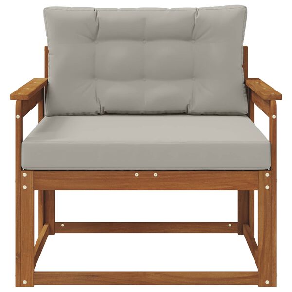 vidaXL Środkowa sofa ogrodowa Lite Drewno Akacji Naturalny