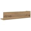 vidaXL P&oacute;łki ścienne, 2 szt., dąb artisan, 75x16,5x16,5 cm
