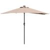 vidaXL Parasolka ogrodowa Ciemnoszary 294 x 150 x 224 cm